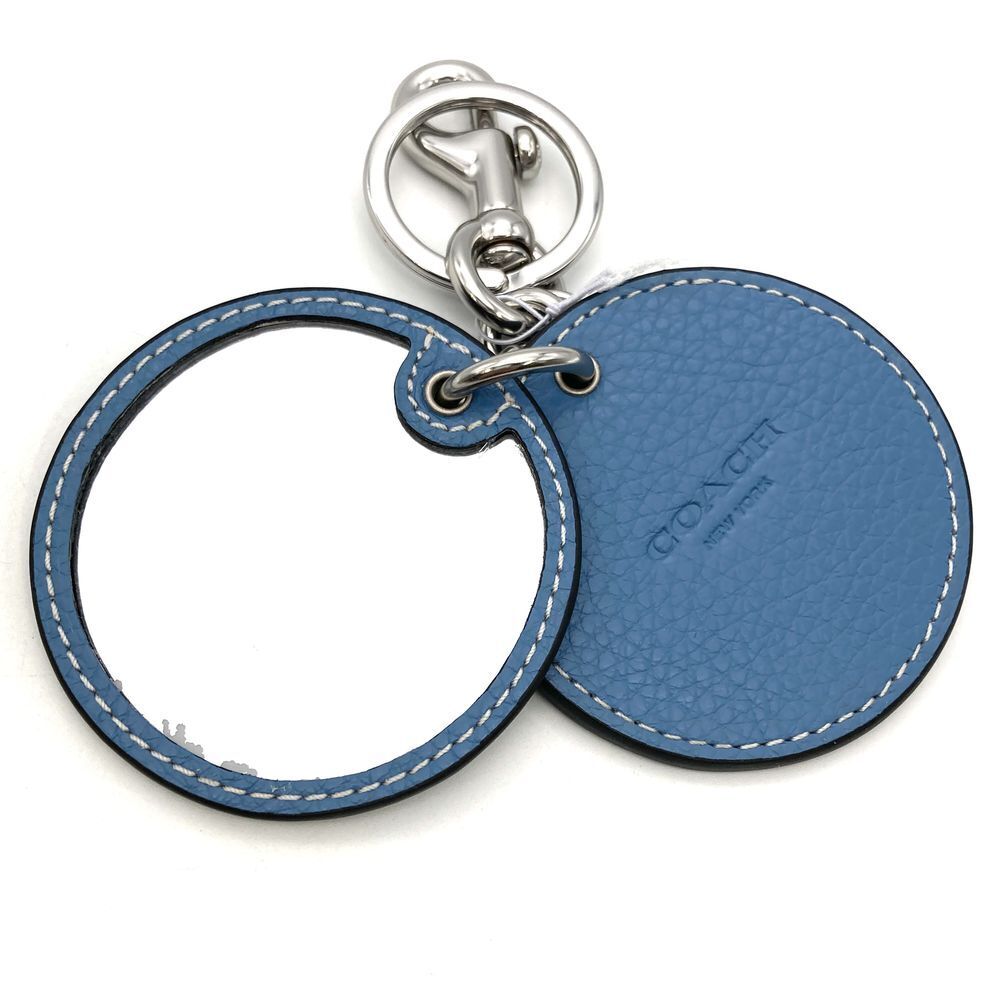 New Coach Disney Dalmatian's Mirror Blue Black Keychain - Picture 3 of 3